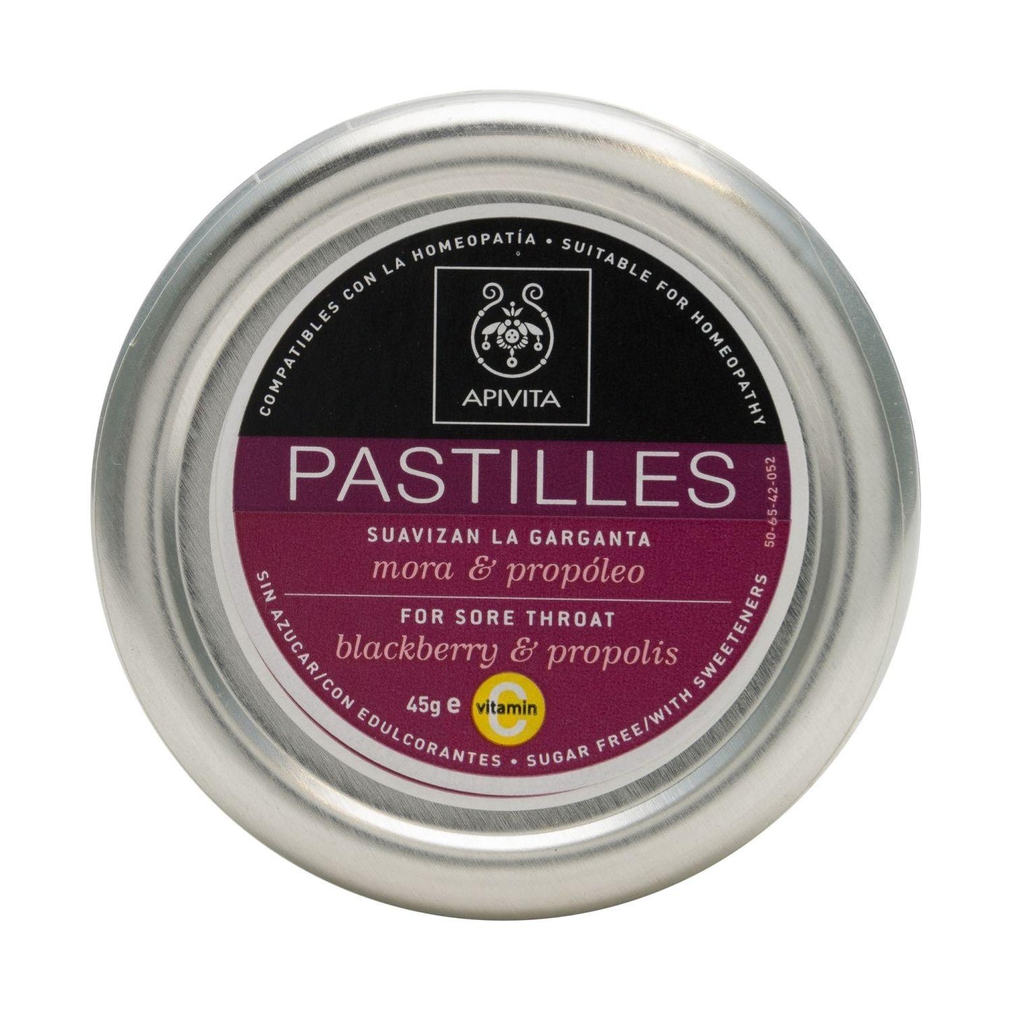 Pastillas para el Dolor de Garganta con Mora y Propóleo 45 g