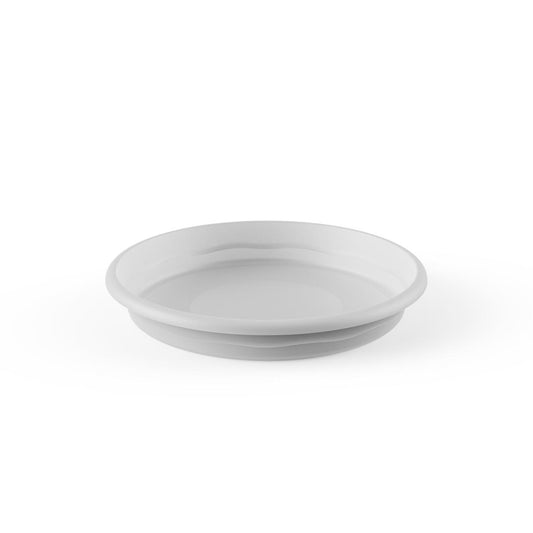 Plato maceta terra color blanco D 26 x 3,8