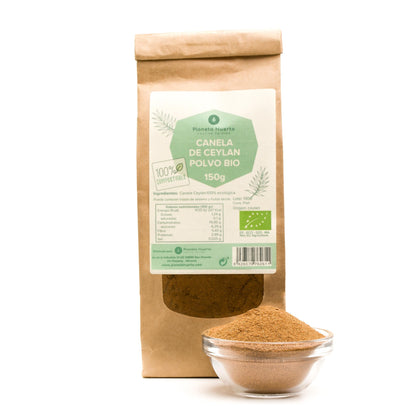 Canela Ceylan en polvo ECO Planeta Huerto 150g