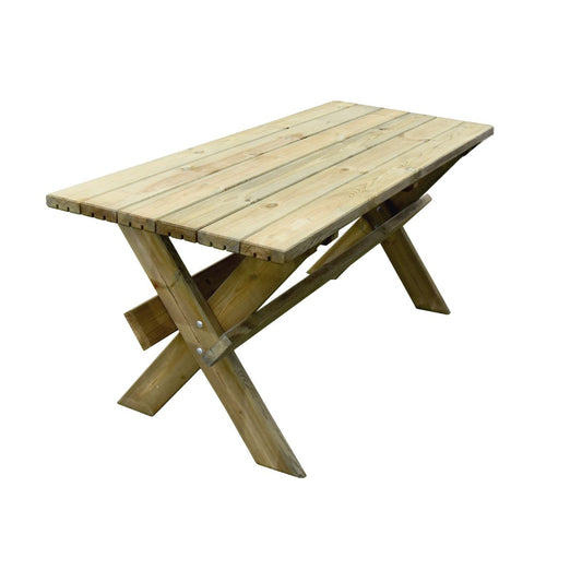 Mesa de madera natural Faura
