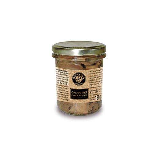 Calamares Encebollados Botularium 180g (Cristal)