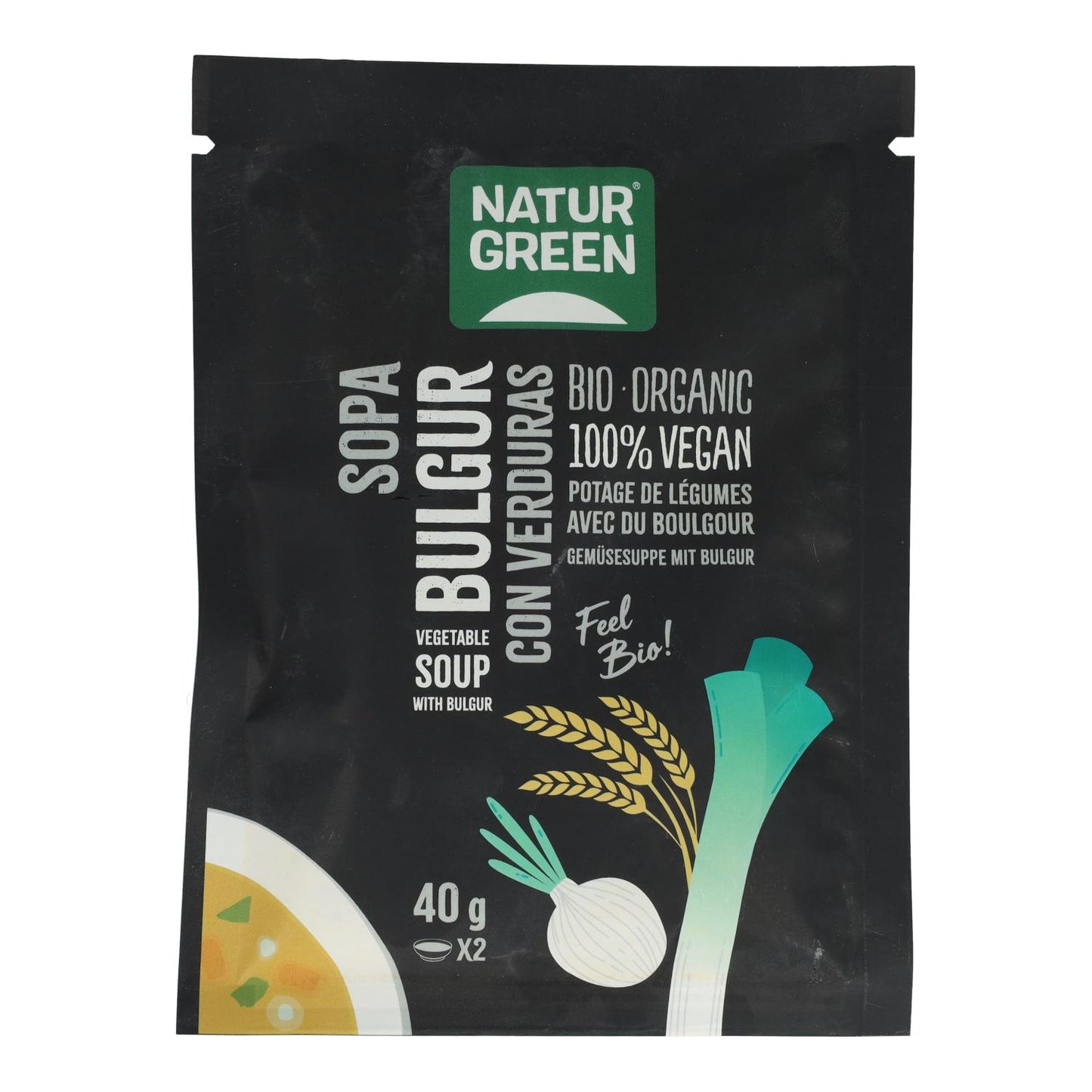 Sopa Bulgur y Verduras Naturgreen 40g