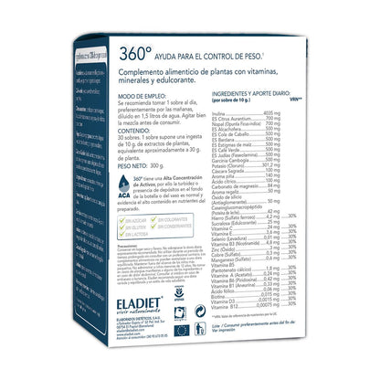 Triestop 360º, 30 sobres. Eladiet
