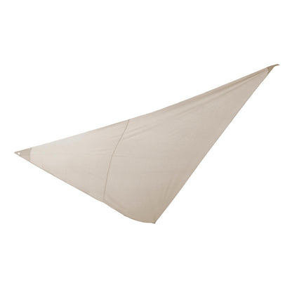 Toldo vela de sombreo triangular 5x5x5m Kb8 Beige