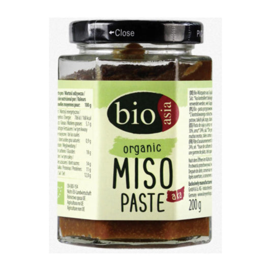 Pasta de sopa Miso Orgánica (Aka) Bioasia 200g