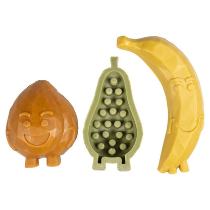 Garden Bites Fruity Friends Snack para perros L 3 uds Duvo