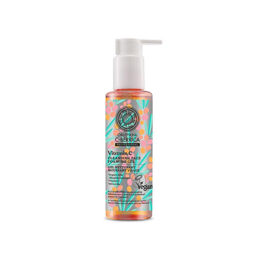 Gel limpiador facial Espumoso C-Berrica Natura Siberica 145 ml