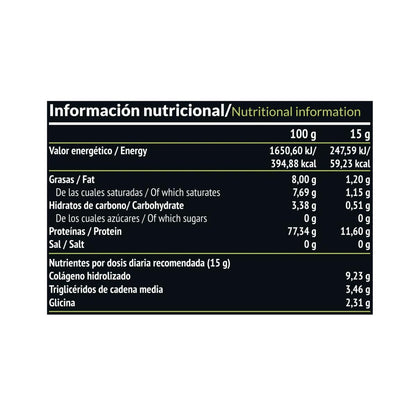 Elixir: Colágeno + Aceite TCM, 450 g Paleobull