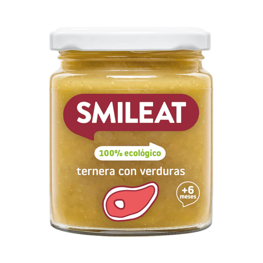 Tarrito Dorado BIO pavo y verduras +6 meses Smileat, 230g