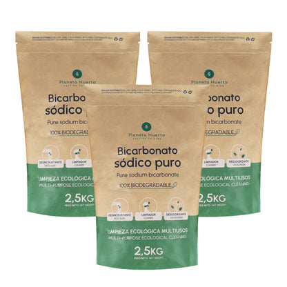 Pack 3xBicarbonato sódico Planeta Huerto 2,5 Kg