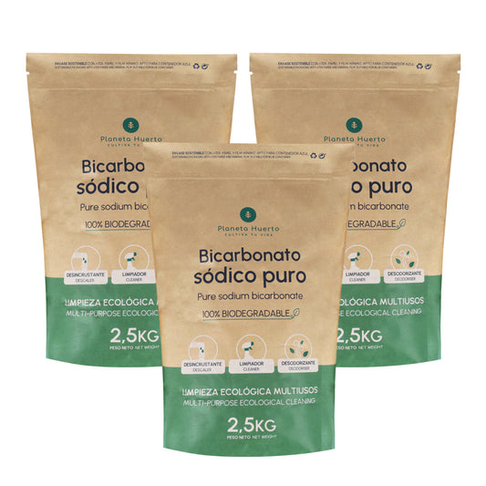 Pack 3xBicarbonato sódico Planeta Huerto 2,5 Kg
