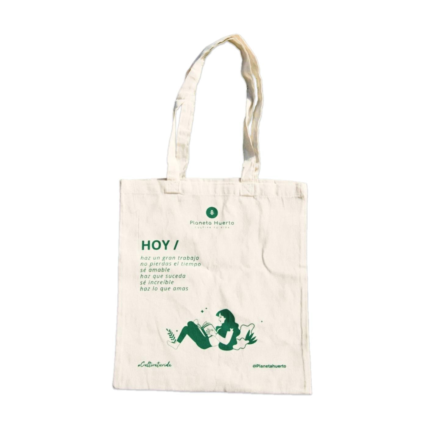 Bolsa de tela con diseño mujer