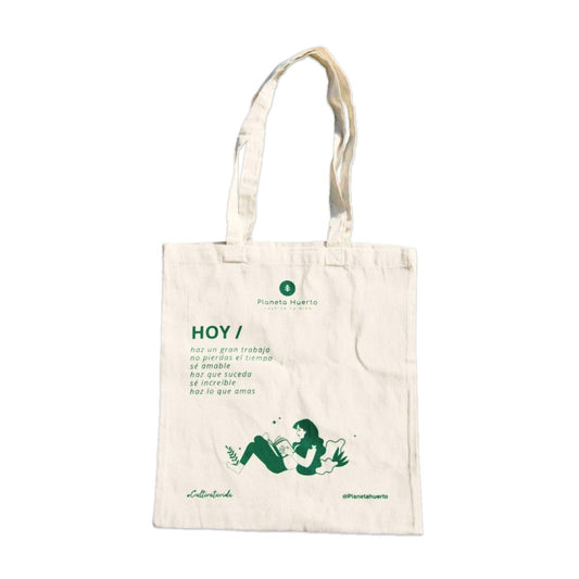 Bolsa de tela con diseño mujer