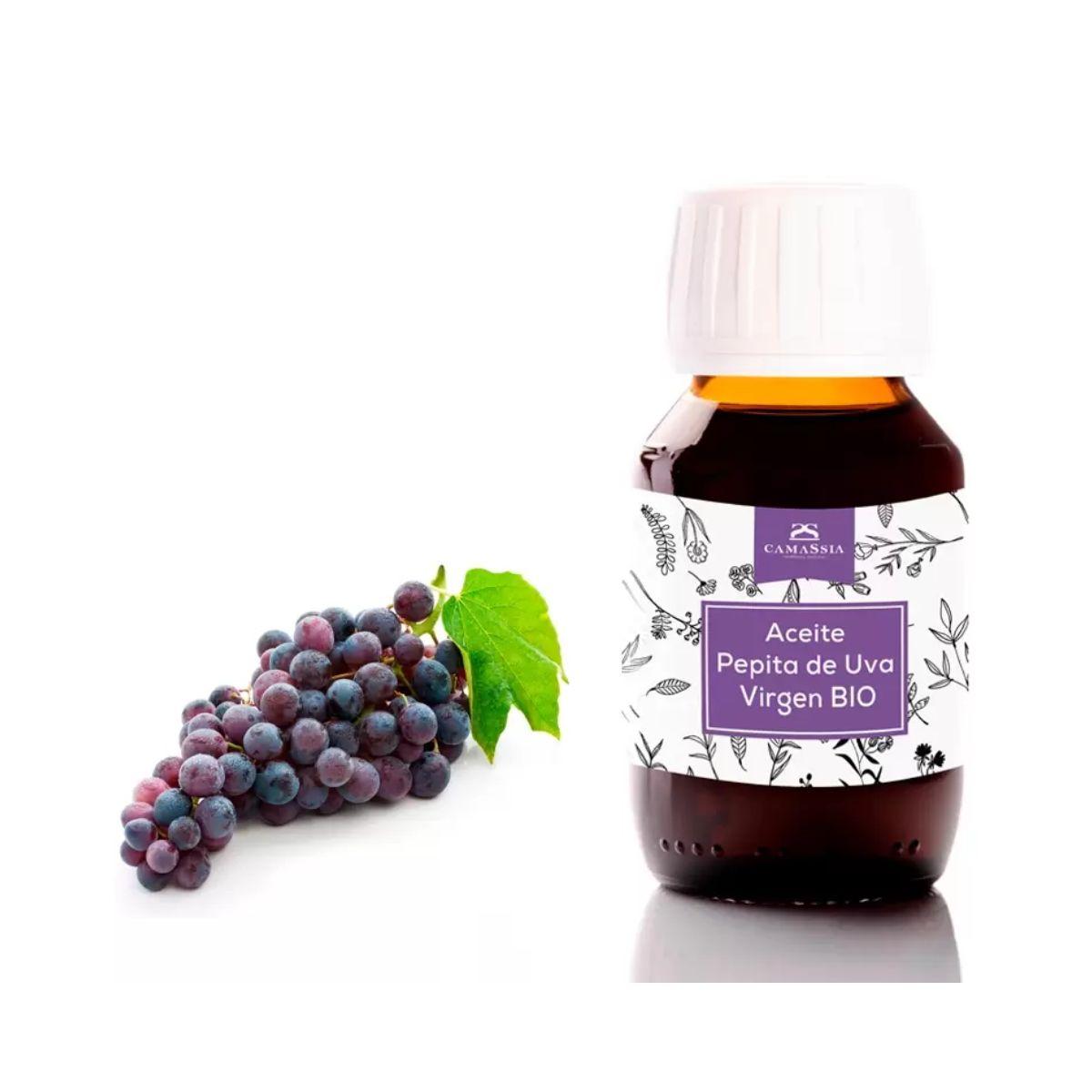 Aceite de pepita de uva Virgen BIO, 100ml. Camassia