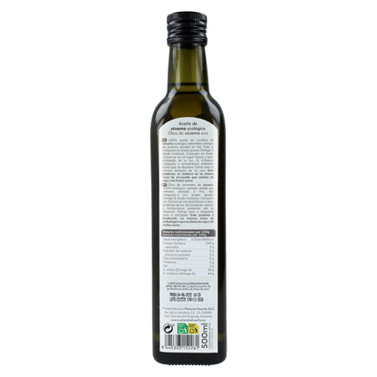 Pack 2xAceite de Sésamo prensado en frío ECO Planeta Huerto 500 ml