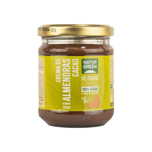 Crema de Almendras y Cacao Naturgreen, 200 g