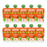 Pack 10 uds Pouches Pera, Plátano y Zanahoria Smileat 100 g
