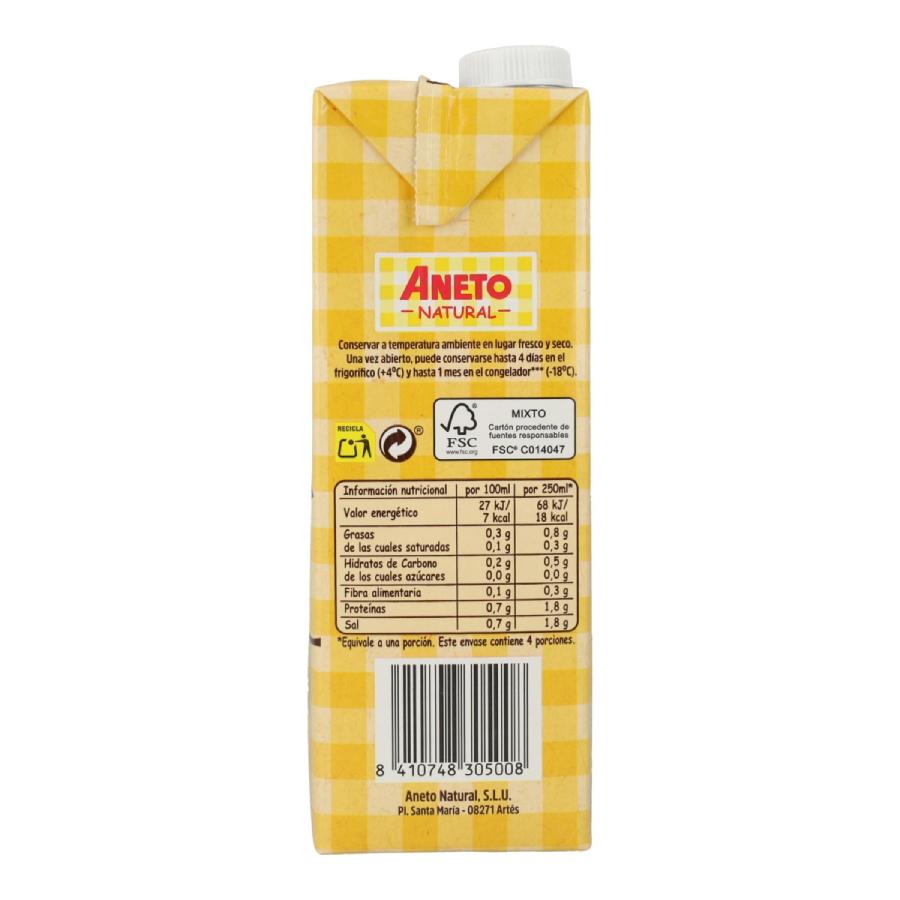 Pack Caldo Natural de Pollo Eco 1L  + GRATIS Caldo de Pescado Eco 1L  Aneto