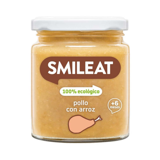 Tarrito Dorado BIO pollo con arroz +6 meses Smileat, 230g