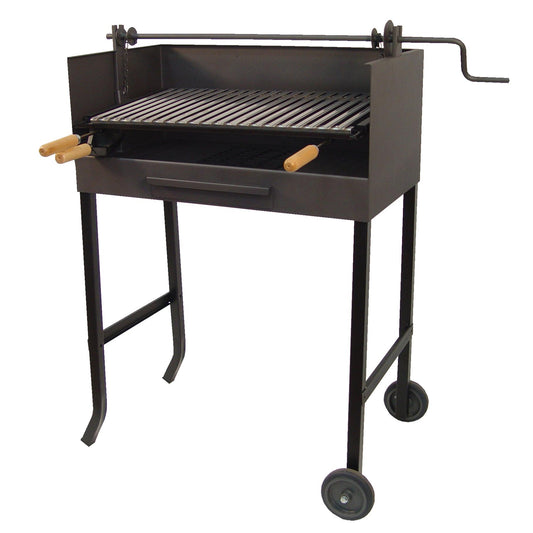 Barbacoa con Elevador y Parrilla Inox Imex el Zorro