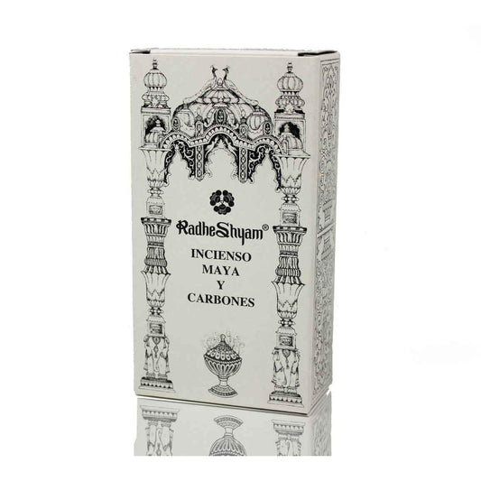Incienso Maya Y Carbones 100 Gr Radhe