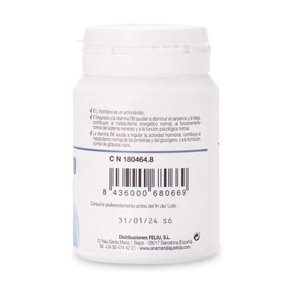 Pack X2 Triptófano con Magnesio y Vit B6 Ana María LaJusticia, 60 comprimidos