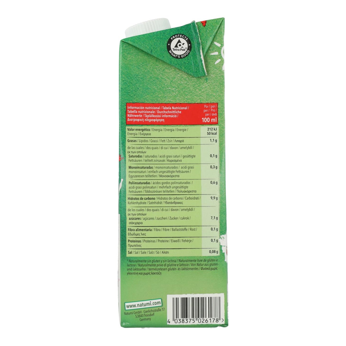Pack 12 x  Bebida de Arroz BIO Natumi 1 L
