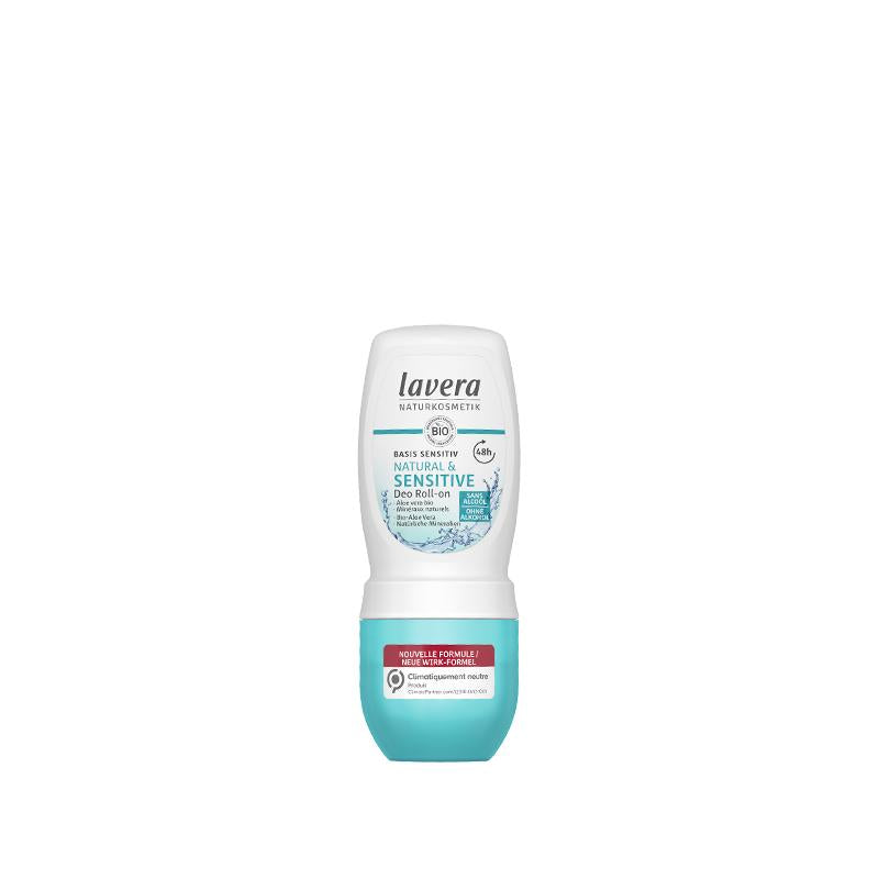 Desodorante roll-on caléndula y aloe 48h Lavera 50 ml