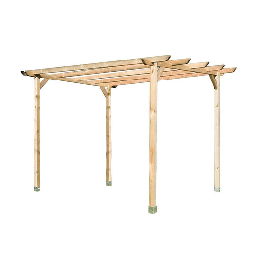 Pérgola madera maciza Faura