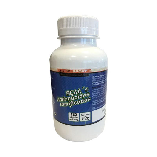 Bcaa'S (Aminoa.Ramificados) Sotya 120 Capsulas De 600Mg