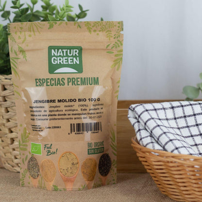 Jengibre Molido Bio NaturGreen 100 g