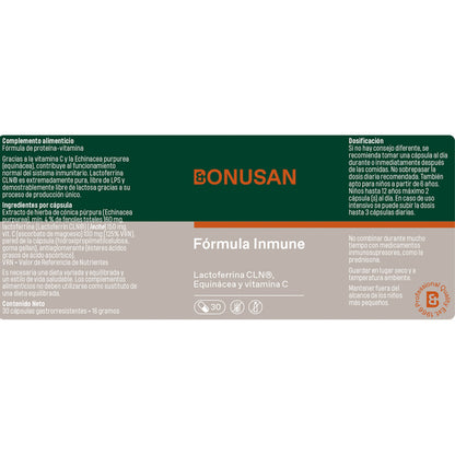 Fórmula Inmune Bonusan 30 cápsulas gastrorresistentes