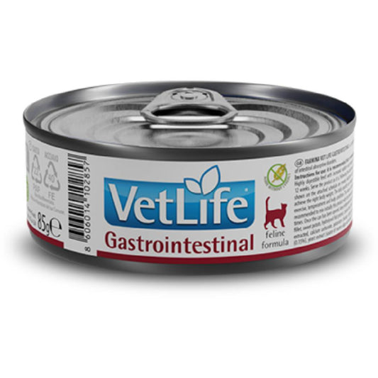 Vet Life Fórmula felina Gastrointestinal Farmina 85 g