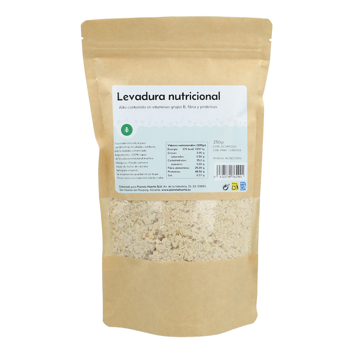 Levadura nutricional Planeta Huerto 500gr