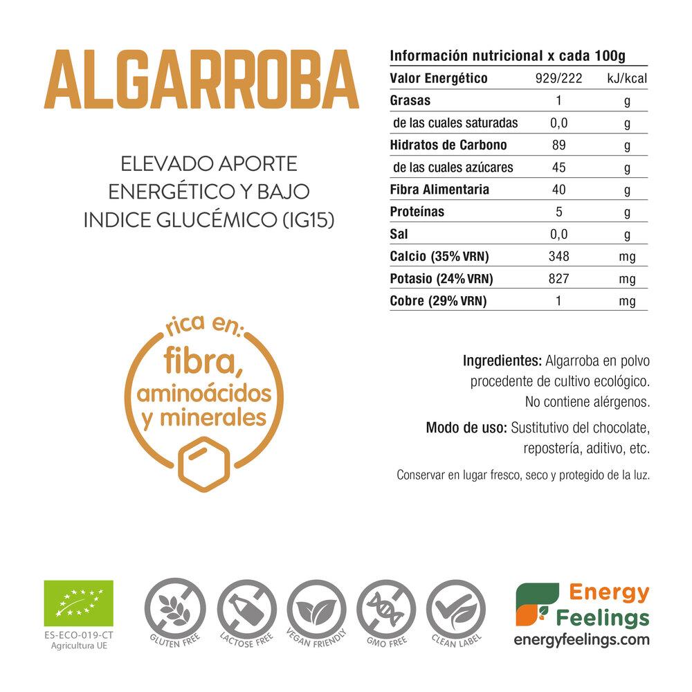 Algarroba en polvo Energy Feelings 1 kg