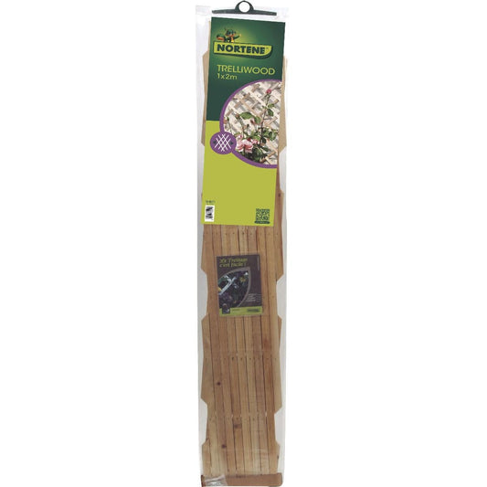 Celosía de madera extensible Trelliwood Nortene 0,5x1,50 m