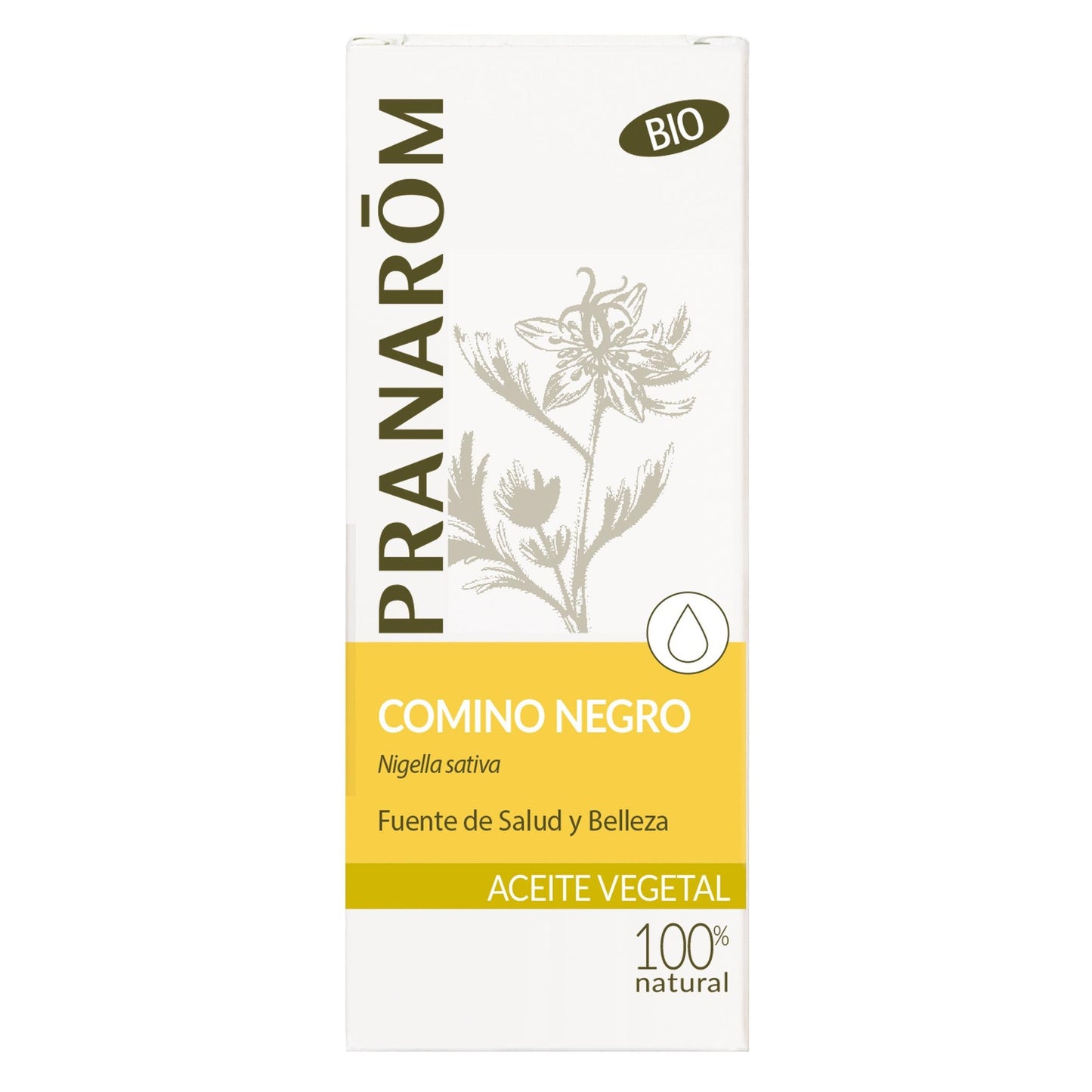 Aceite Vegetal Comino Negro BIO Pranaróm 50ml