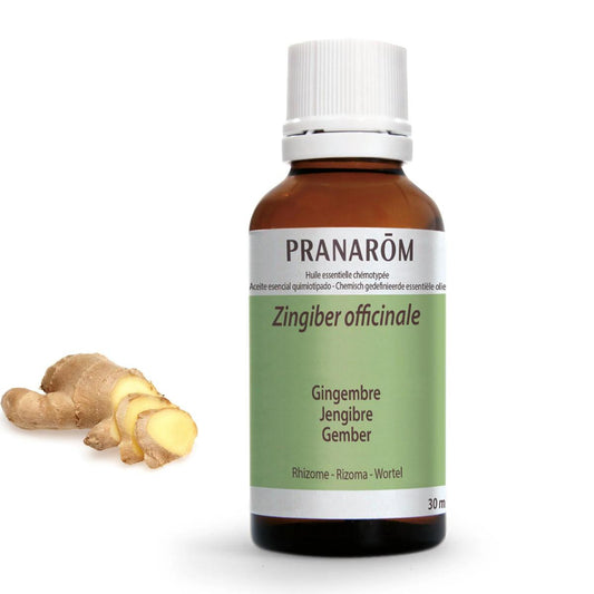 Aceite esencial jengibre, Pranarôm 30 ml