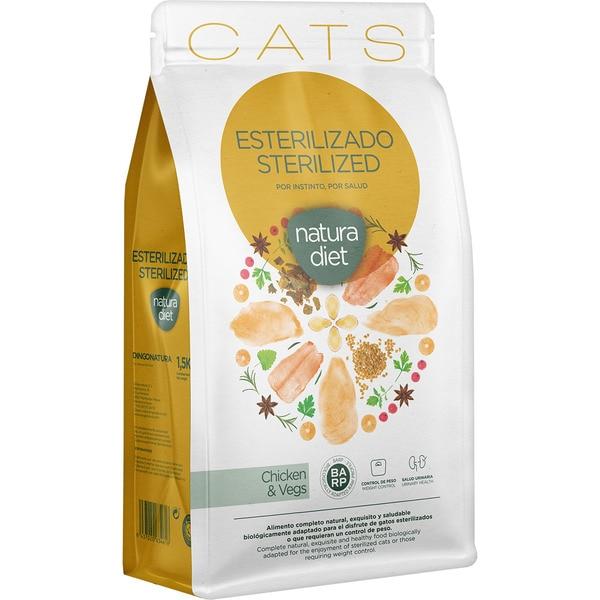 Natura Diet Cats Sterilized Chicken & Vegs Pienso para gatos esterilizados 400 g