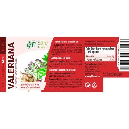 GHF Extracto de Valeriana 50 ml