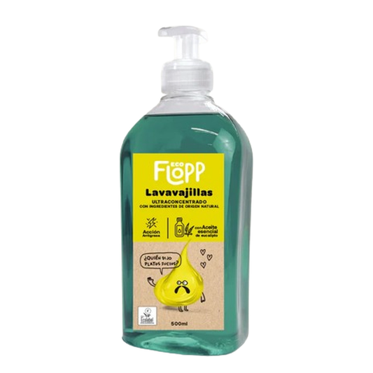 Lavavajillas ECO manual con pulsador Flopp 500ml