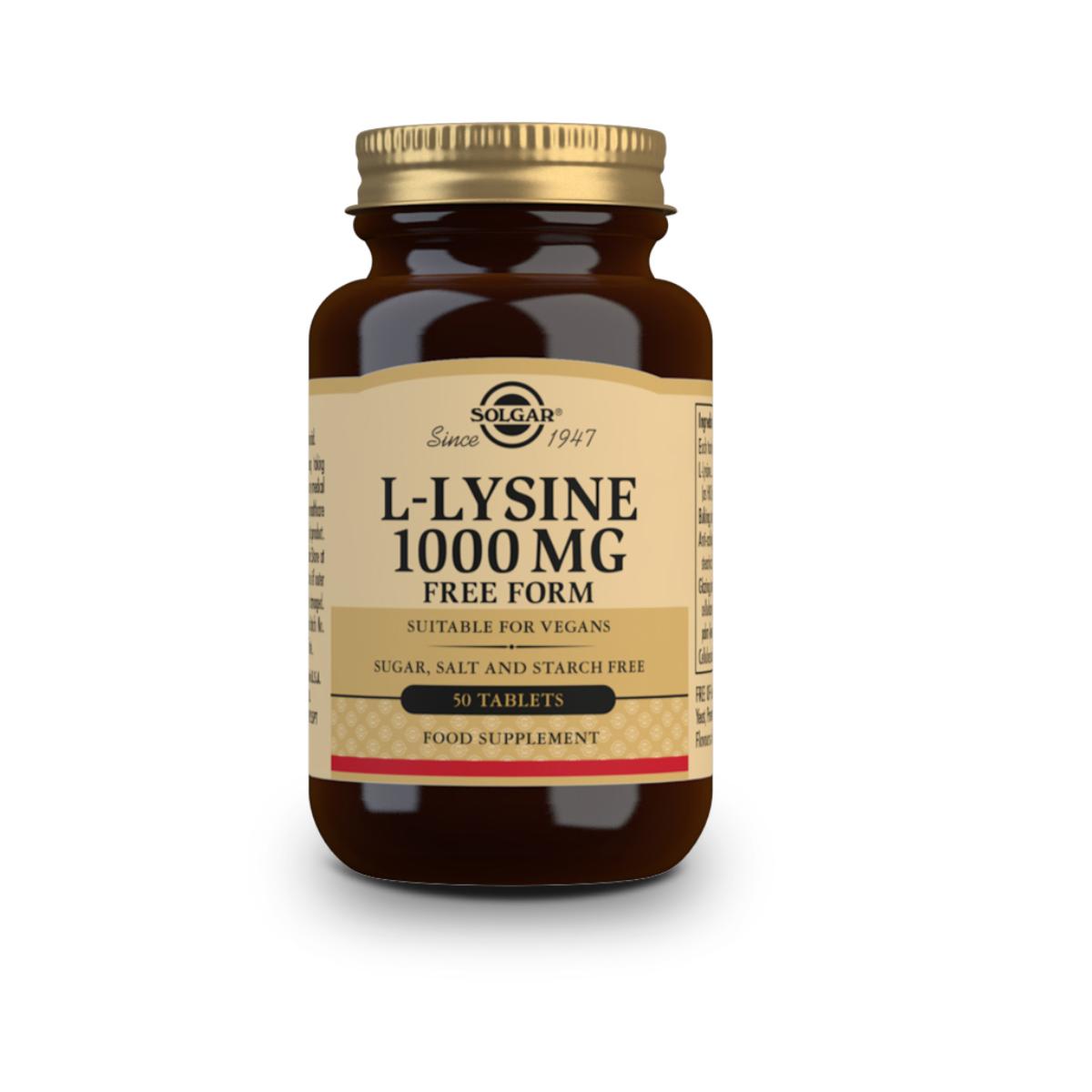 L-Lisina, comprimidos de 1000mg