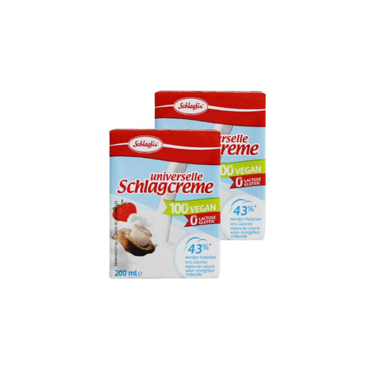 Nata Vegetal para montar y cocinar Schlagfix Pack 2 x 200 ml