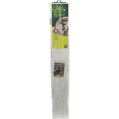 Celosia PVC Extensible 1x2 m blanco Trelliflex Nortene