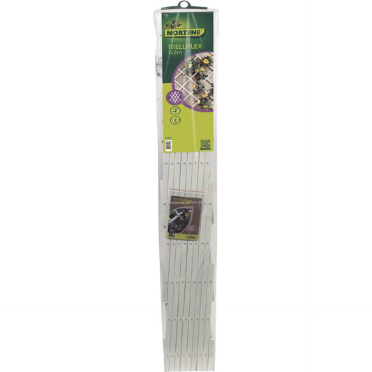 Celosia PVC Extensible 1x2 m blanco Trelliflex Nortene