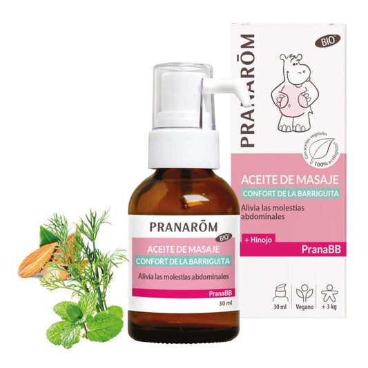 Aceite de masaje confort barriguita BIO Pranarôm 30 ml