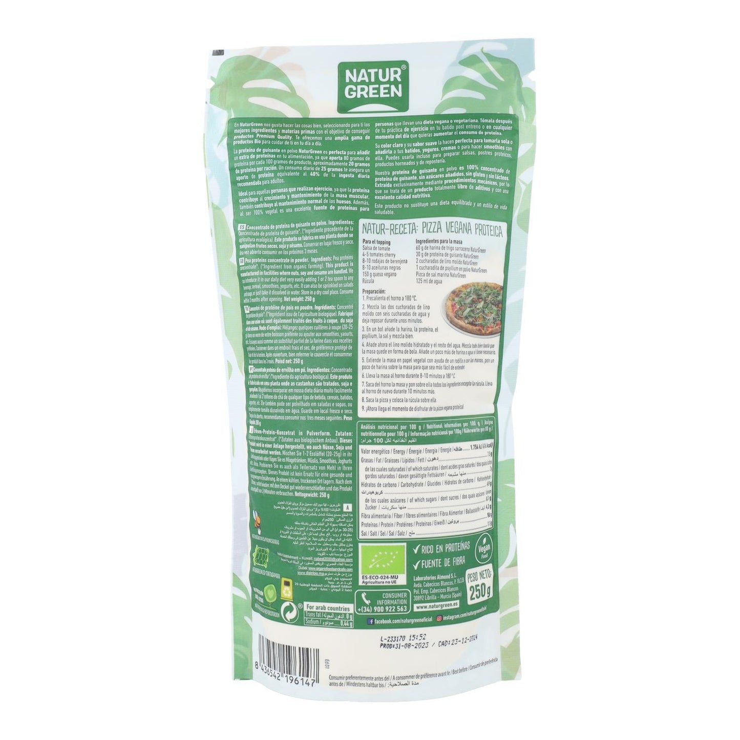Naturgreen Proteína de Guisante 400g
