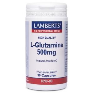L-Glutamina 500 mg , 90 capsules Lamberts