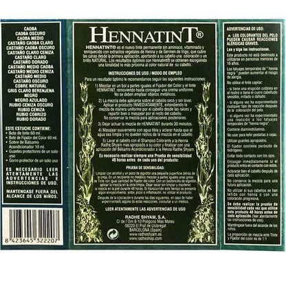 Hennatint Rubio Cobrizo Radhe 120 Ml Radhe