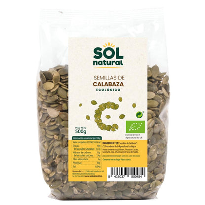 Semillas de calabaza Sol Natural 500 g